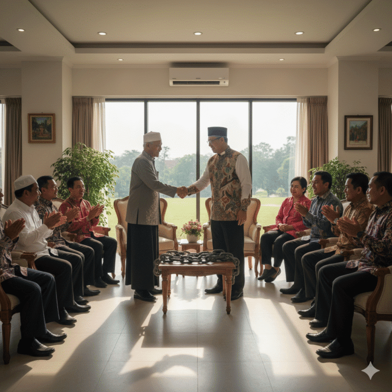 Mediasi konflik keagamaan dengan tokoh lintas agama melakukan dialog dan rekonsiliasi berbasis moderasi beragama