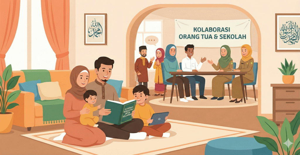 peran orang tua dalam moderasi beragama : Moderasi Beragama dalam Keluarga