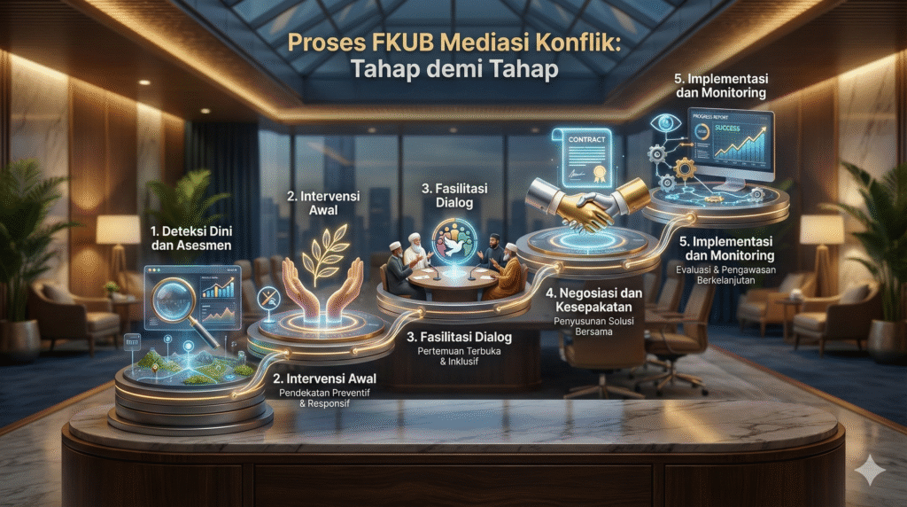 Proses FKUB Mediasi Konflik Tahap demi Tahap
