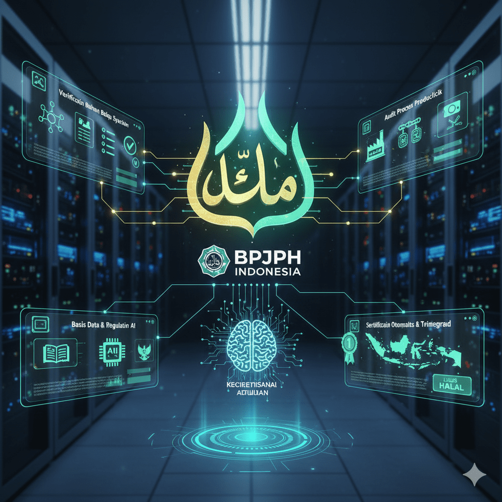 Sistem teknologi AI untuk industri halal sertifikasi otomatis BPJPH Indonesia