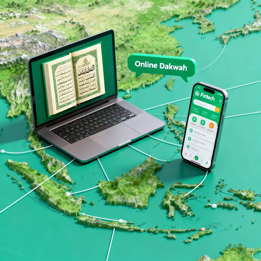 teknologi Islam digital :Kolaborasi lintas sektor—pendidikan, finansial, dan dakwah digital Islam.