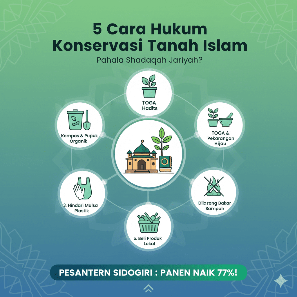 hukum konservasi tanah islam 5 cara praktis pesantren