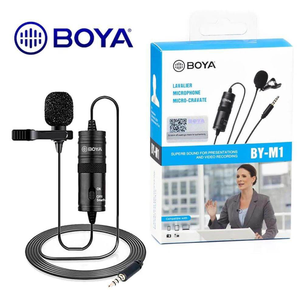 Boya BY-M1 Lavalier mikrofon terbaik untuk tarteel ai: No 2. Microphone
(Best Seller & Editor's Choice)