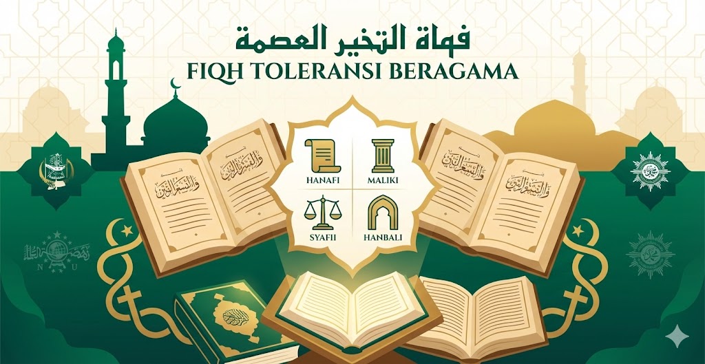 Fiqh toleransi beragama perspektif ulama nusantara kitab klasik madhahib hanafi maliki syafii hanbali fatwa kontemporer NU Muhammadiyah muamalah non muslim