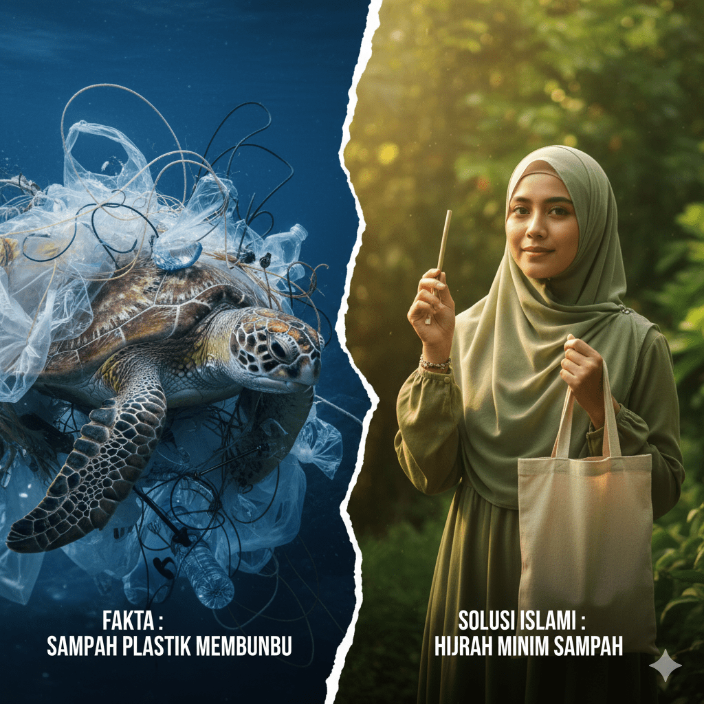 Perbandingan dampak plastik sekali pakai pada lingkungan dengan alternatif ramah lingkungan dalam perspektif Islam