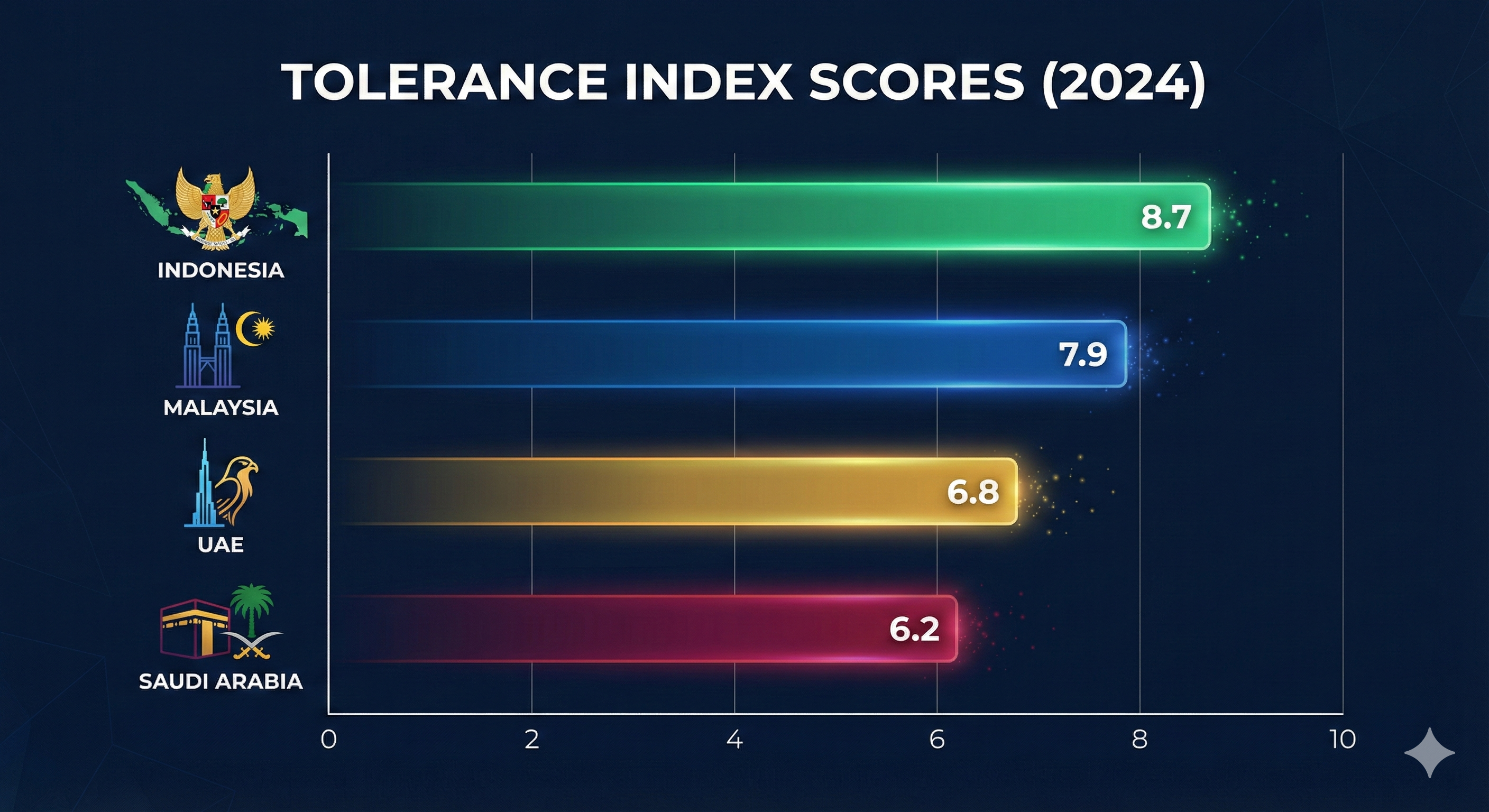 Perbandingan Moderasi Beragama Indonesia Malaysia Timur Tengah