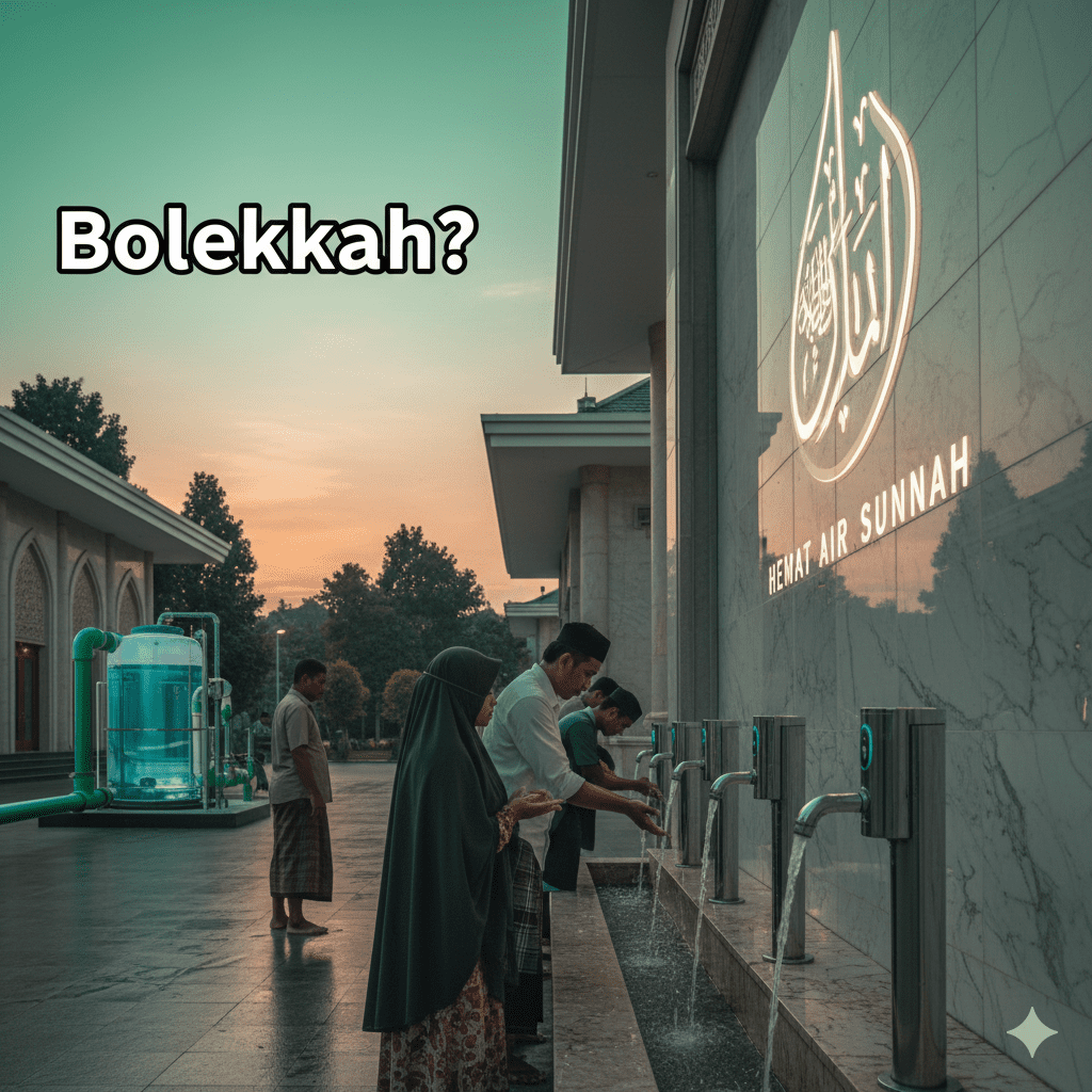 air daur ulang wudhu masjid istiqlal