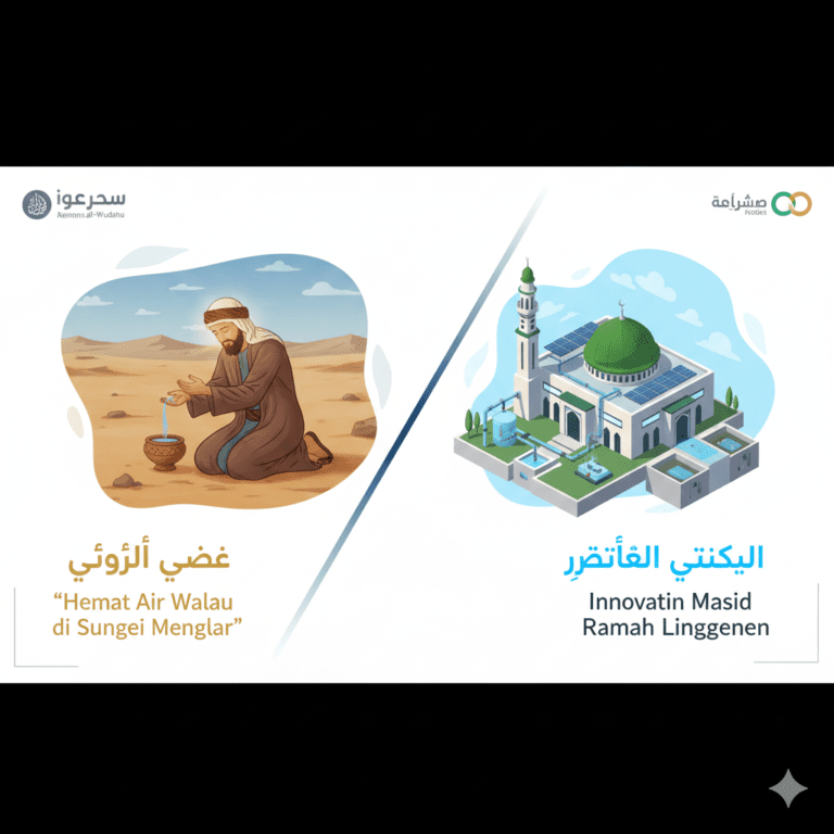 konservasi air islam dalam praktik wudhu hemat dan teknologi masjid