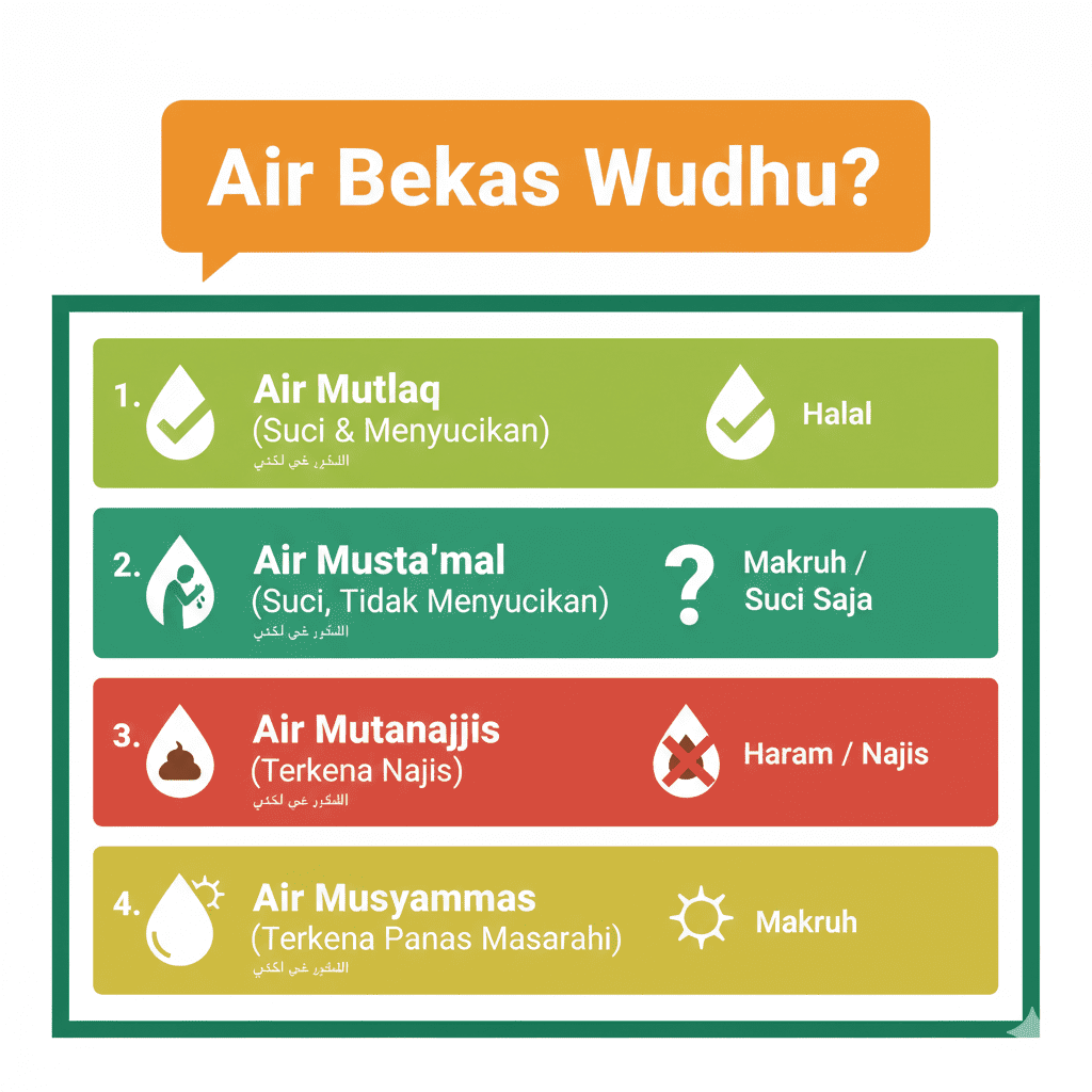 air daur ulang wudhu jenis fikih