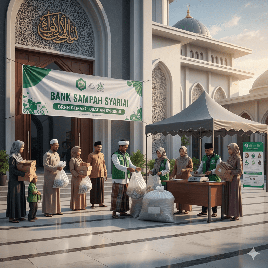 bank sampah syariah di masjid sebagai praktik daur ulang dalam islam