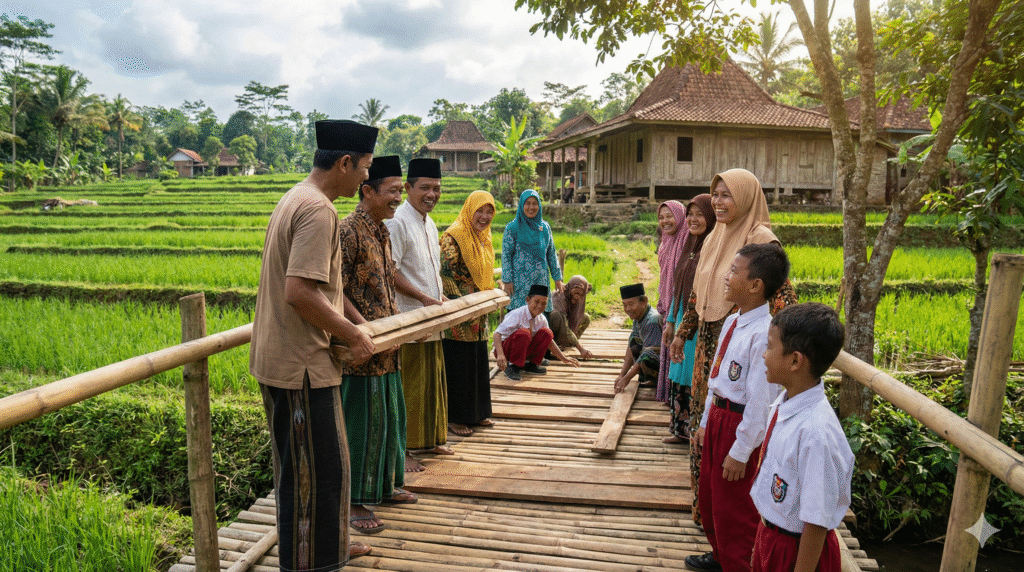 Moderasi Beragama di Desa: Memperkuat Gotong Royong dalam Keberagaman