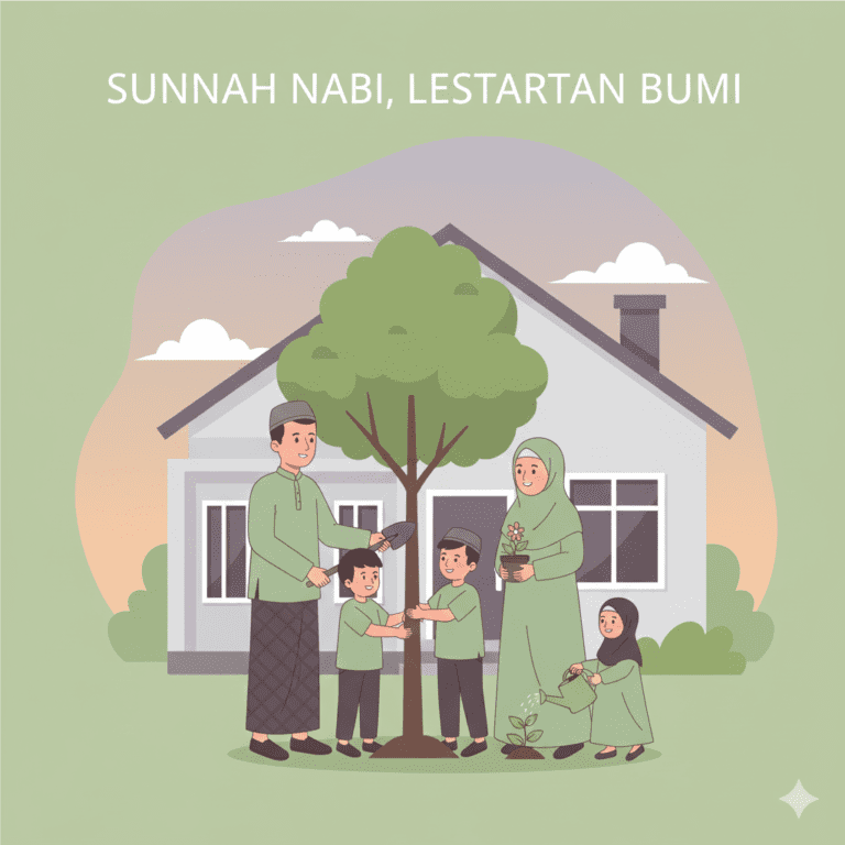 Infografis keutamaan tanam pohon sunnah nabi dan pahala jariyah