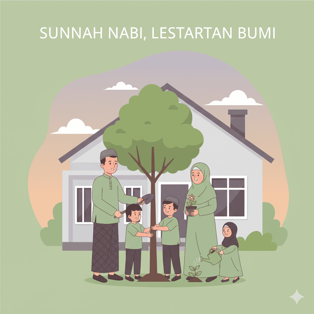 Infografis keutamaan tanam pohon sunnah nabi dan pahala jariyah