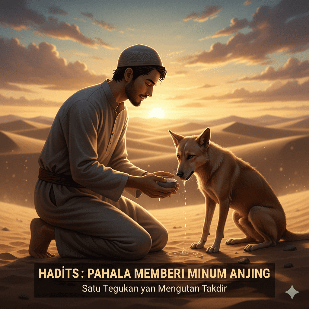 kisah hewan dalam islam tentang memberi minum anjing kehausan