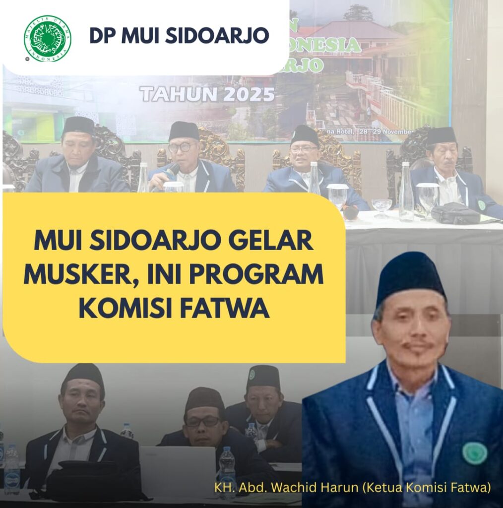Suasana Musyawarah Kerja MUI Kabupaten Sidoarjo di Arayanna Hotel Trawas, 28-29 November 2025