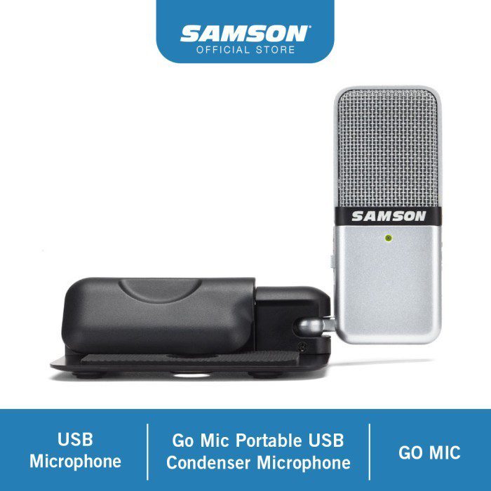 Mikrofon terbaik untuk tarteel ai: No 5. Samson Go Mic (USB + 3.5mm Hybrid)