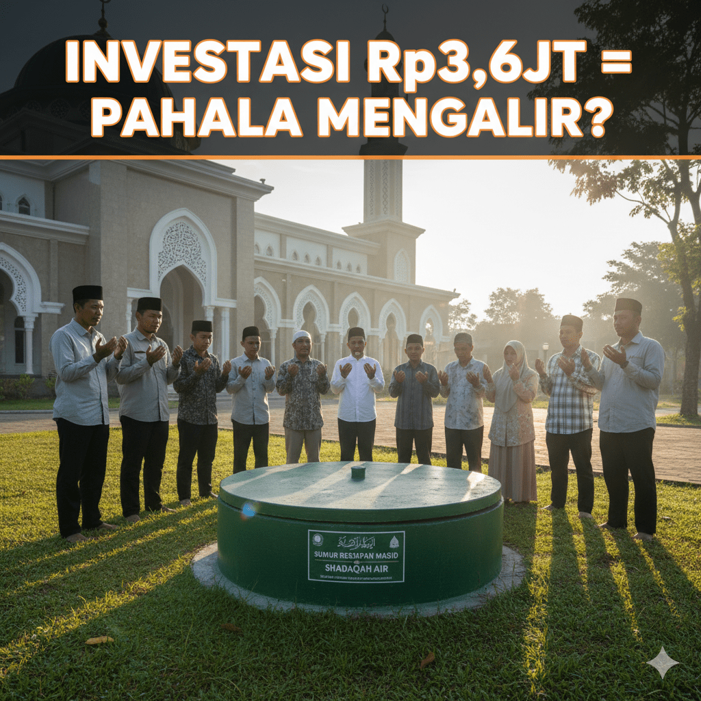 Contoh sumur resapan masjid siap pakai