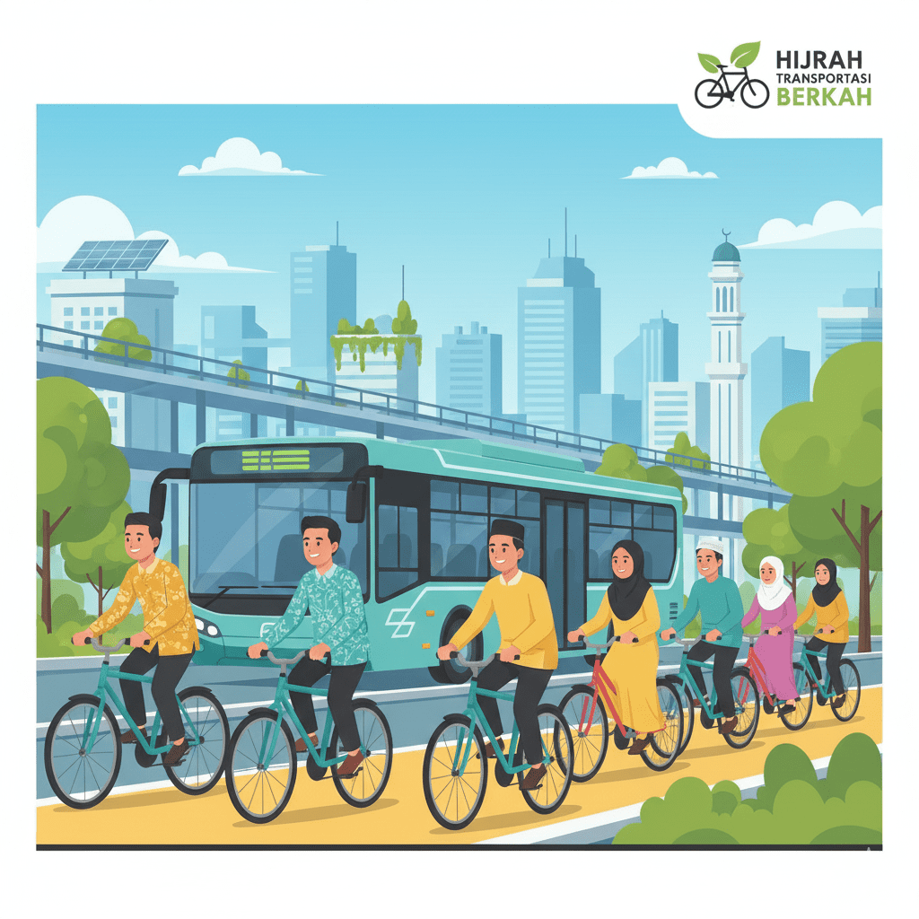 Transportasi ramah lingkungan sebagai bagian gaya hidup berkelanjutan Muslim