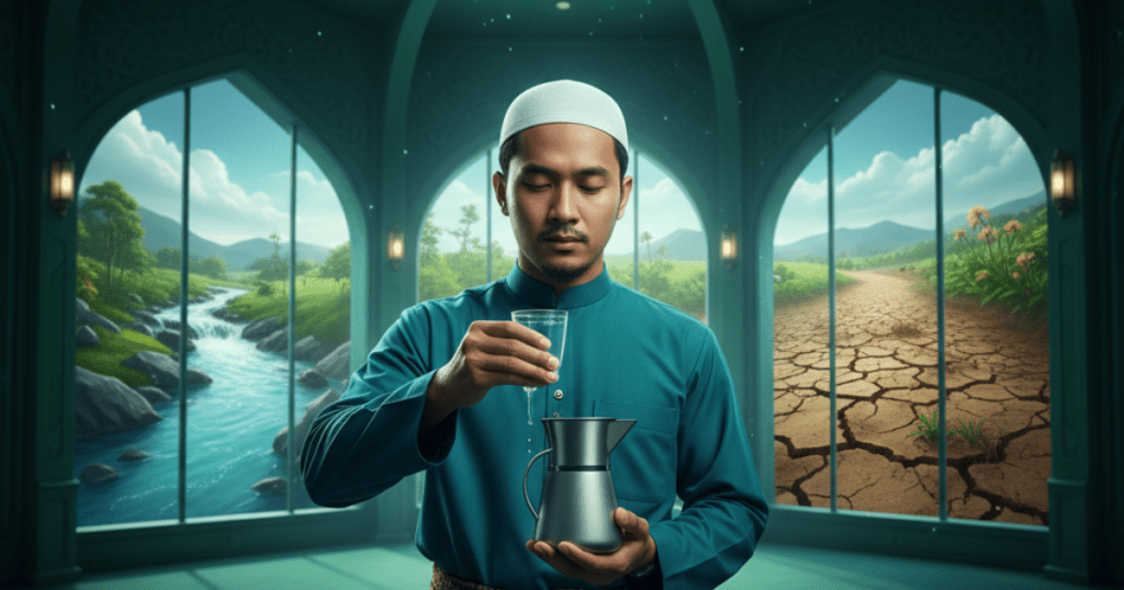 Islam pelestarian air melalui wudhu hemat sunnah Rasulullah