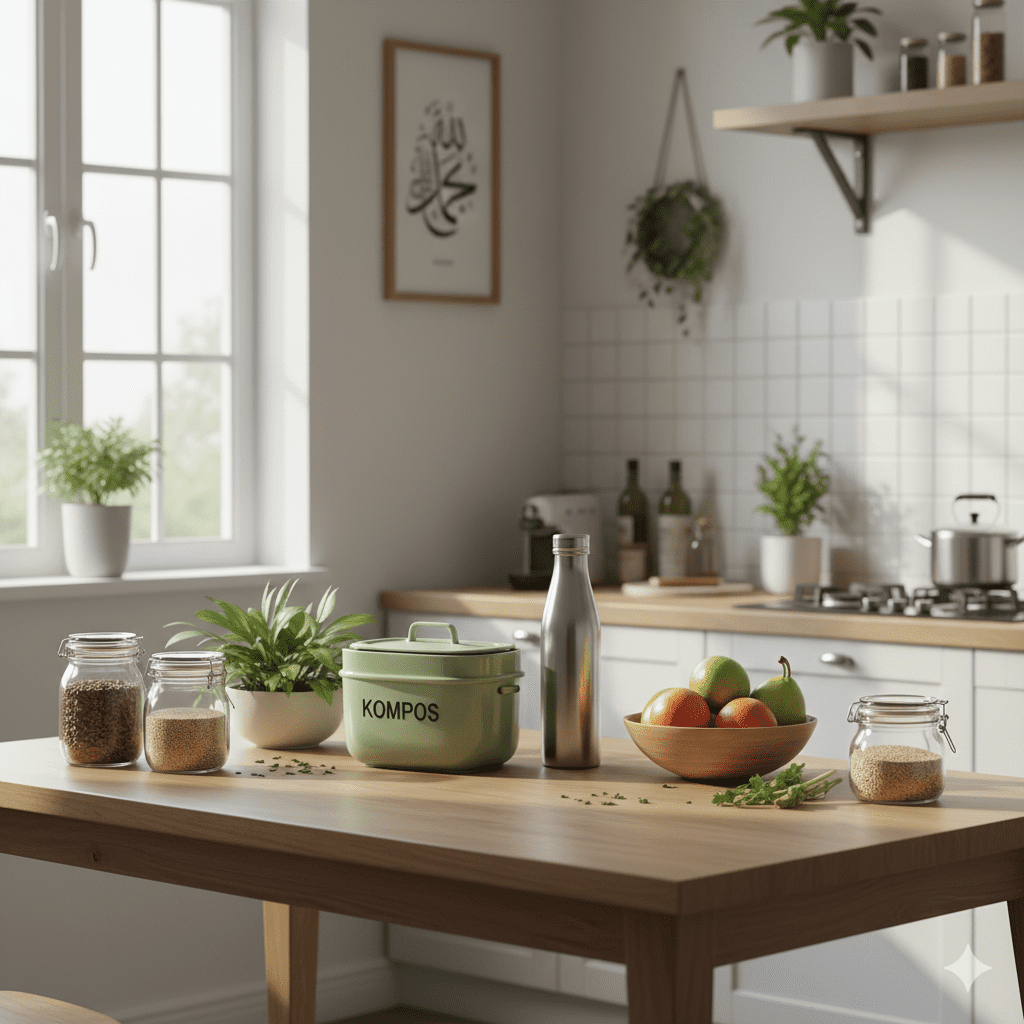 Gaya hidup berkelanjutan zero waste di rumah Muslim ramah lingkungan