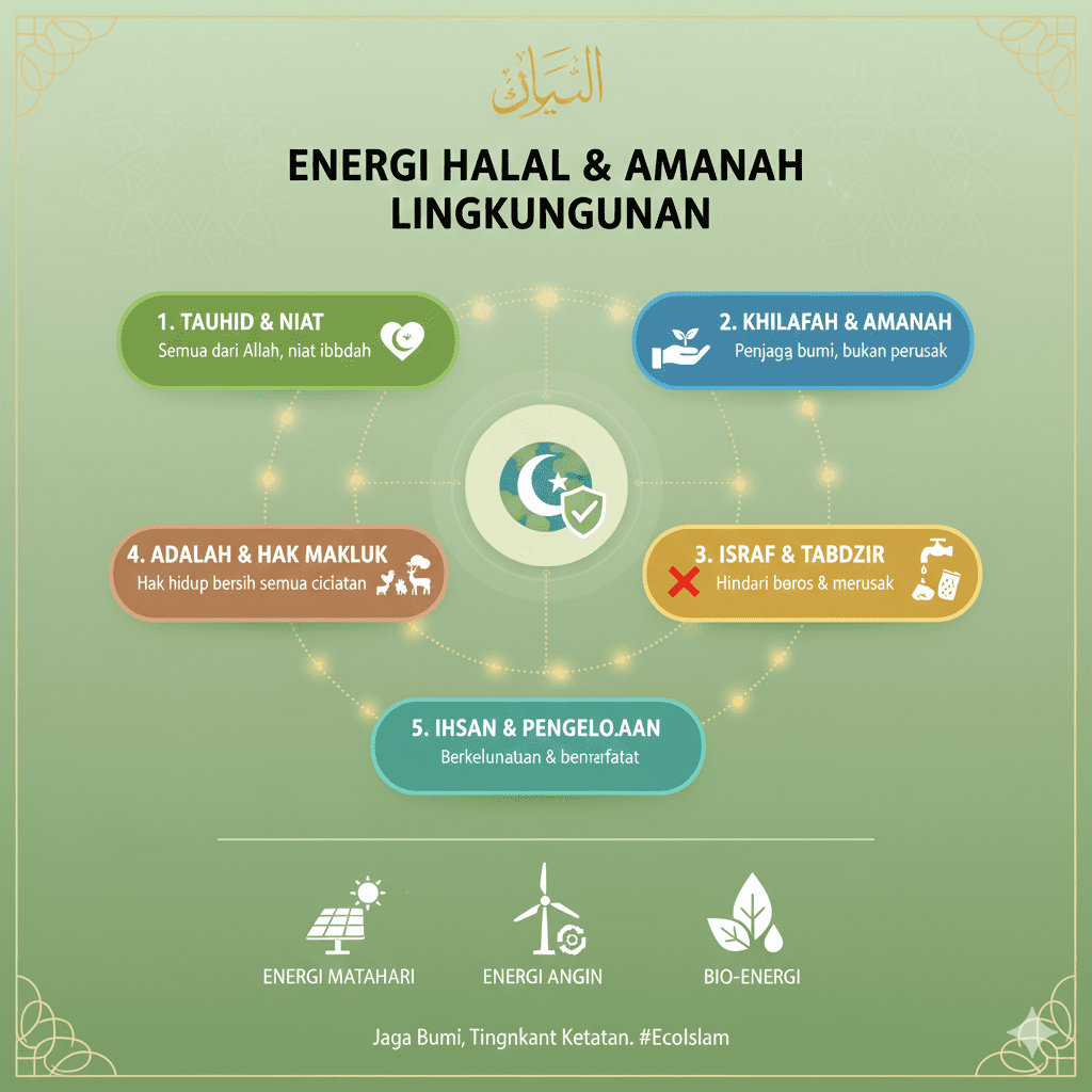 panel surya masjid untuk energi hijau syariah