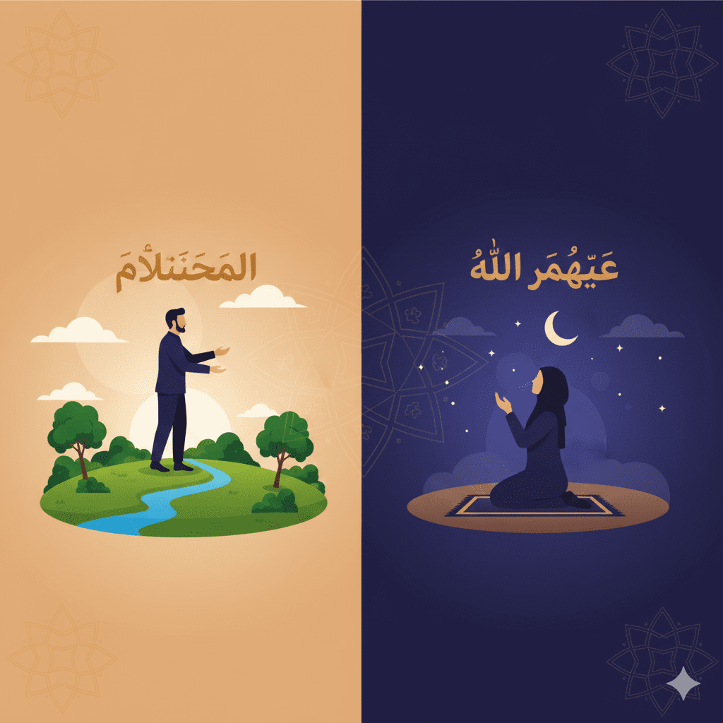 ilustrasi perbedaan khalifah dan abdullah dalam islam