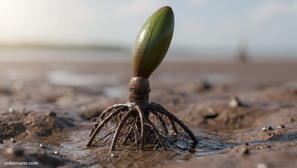 "Bibit Mangrove Jenis Rhizophora untuk Penanaman Mangrove Sidoarjo"