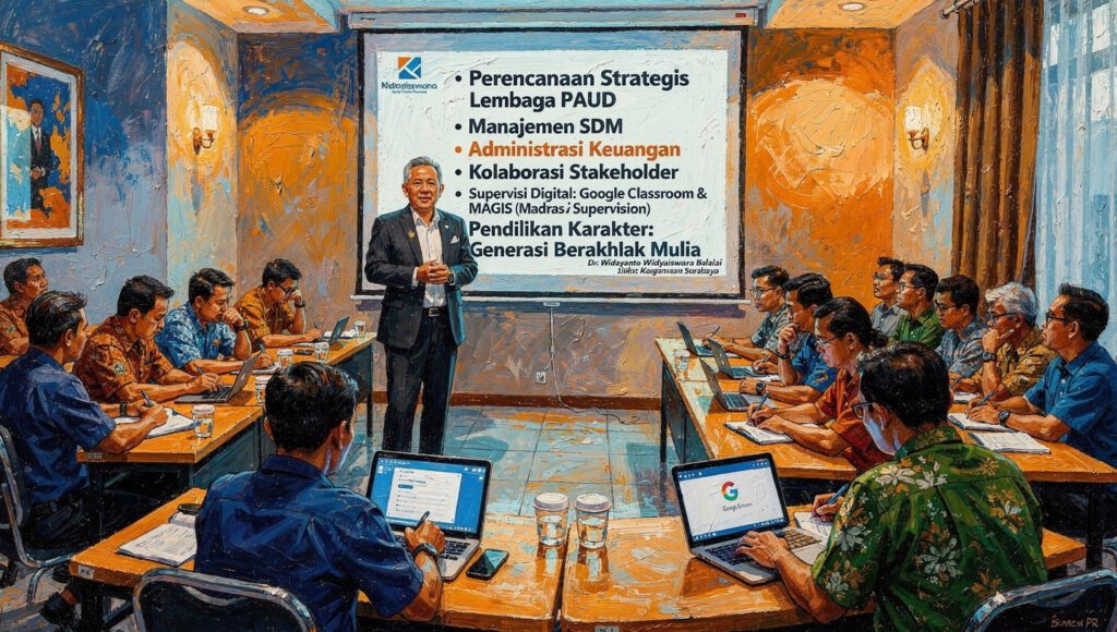 Bimtek Kepala RA Surabaya 2025 dibuka Kepala Kankemenag Dr Muhammad Muslim di Graha Ilmu SMA Al Falah Ketintang