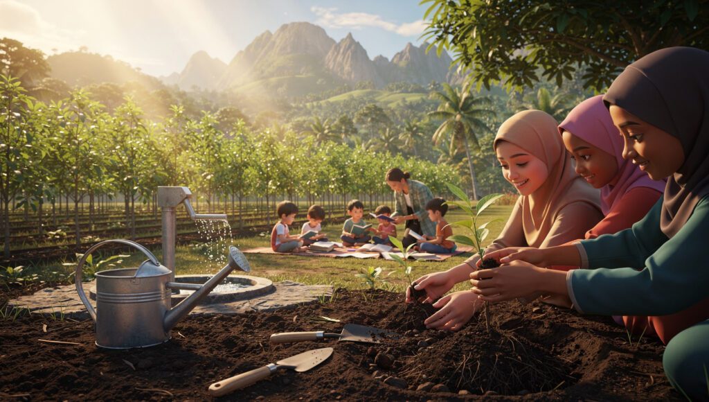 Shadaqah jariyah melalui infaq bencana Aceh untuk tanam pohon dan mitigasi bencana