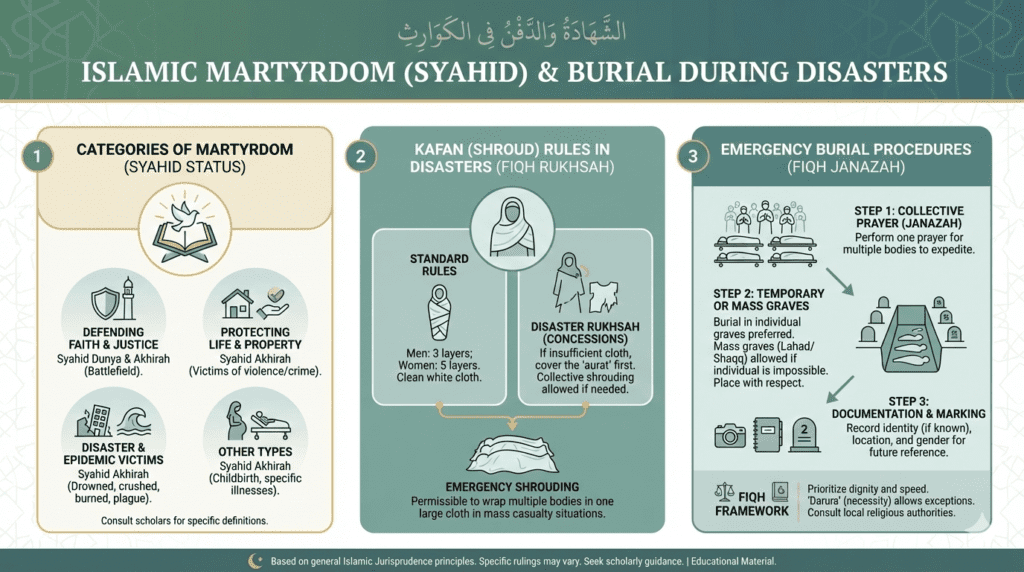 Korban bencana syahid atau bukan - Status dan tata cara pengurusan jenazah dalam Islam