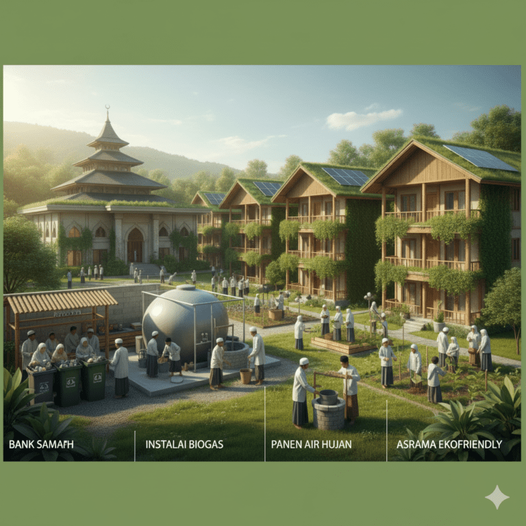 Penerapan fiqh al bi'ah pesantren melalui pengelolaan lingkungan berkelanjutan