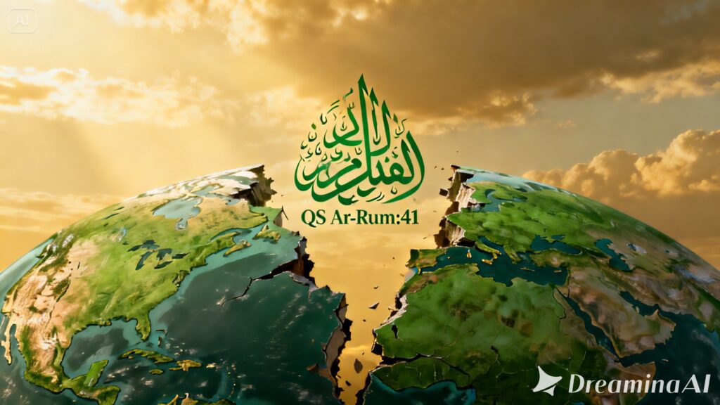 QS Ar Rum 41 fasad fil ardh sebagai dasar ijtihad perubahan iklim Islam