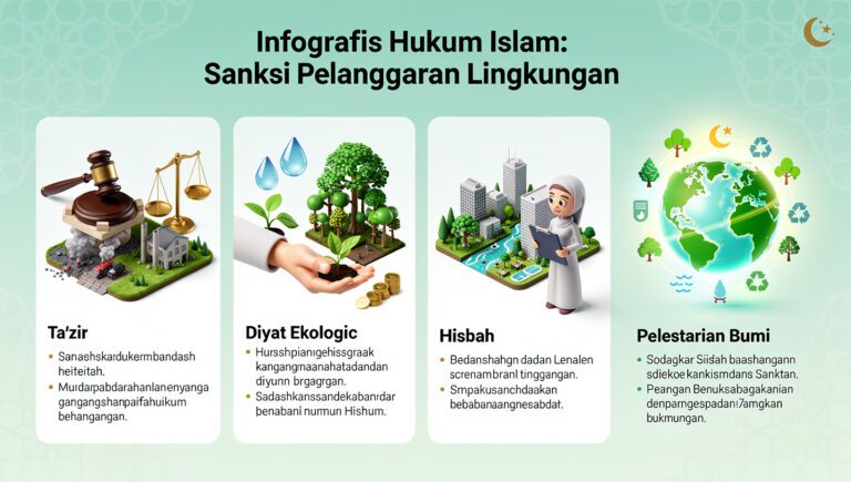 Sanksi pelanggaran lingkungan dalam Islam ta'zir dan diyat ekologi