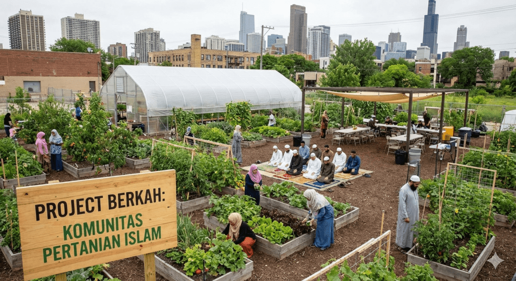 Urban farming sebagai praktik ihya al mawat modern