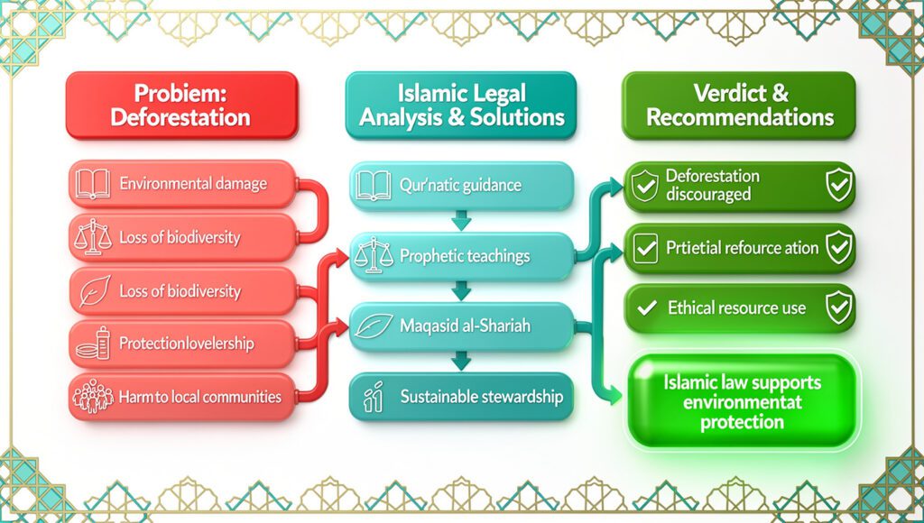 Diagram aplikasi qawaid fiqhiyyah pada kasus 631 perusahaan perusak hutan Aceh