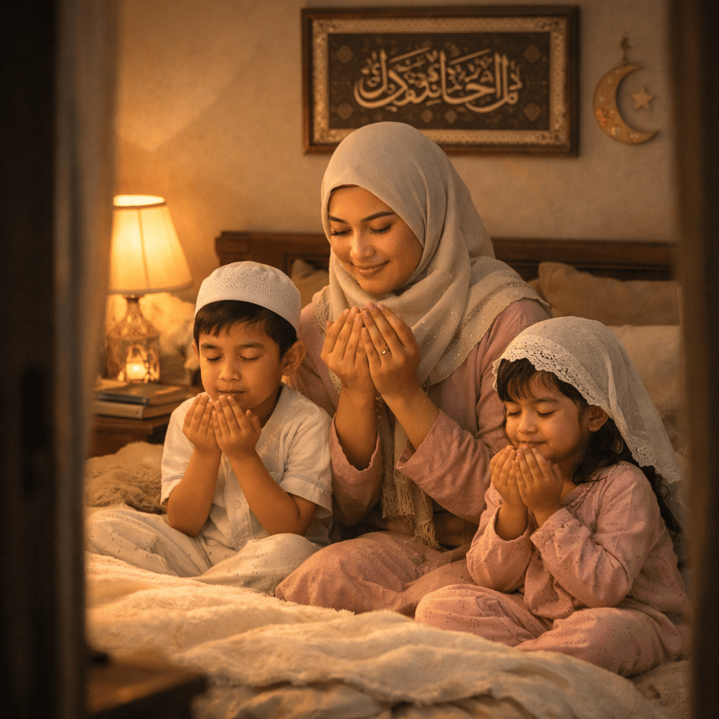 Koleksi kartu doa perlindungan dari berbagai bencana alam dengan kaligrafi Arab indah