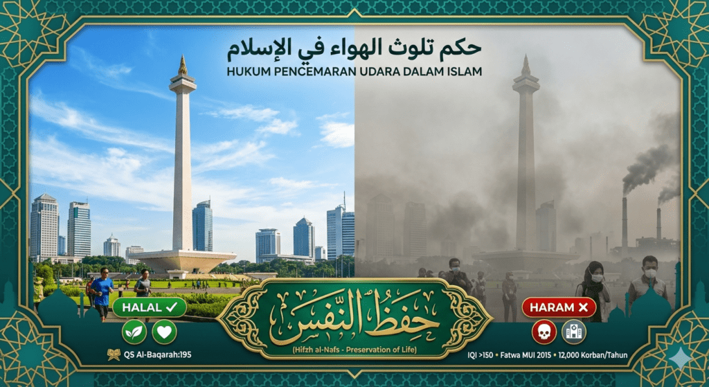Perbandingan Jakarta bersih vs terpolusi menurut hukum Islam