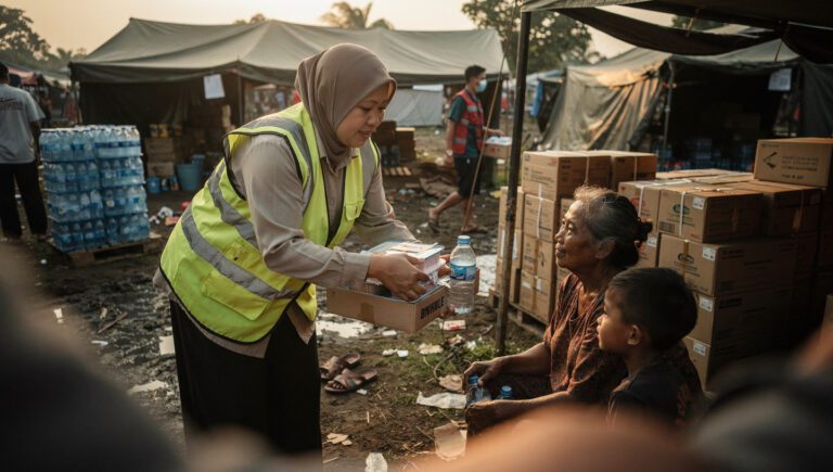 panduan relawan bencana muslim membantu korban dengan penuh kasih sayang