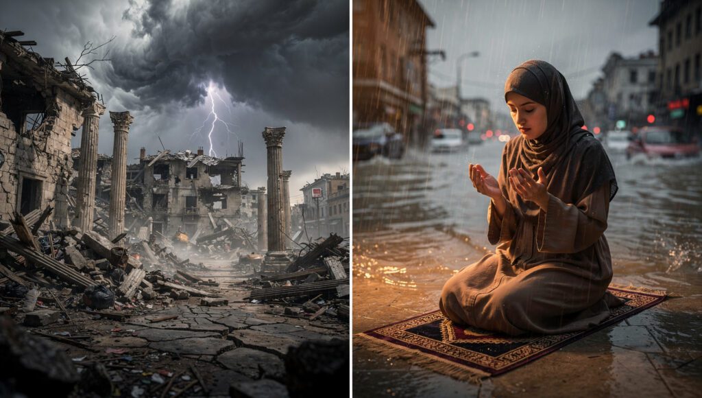 perbedaan bencana alam azab allah dan ujian keimanan dalam islam