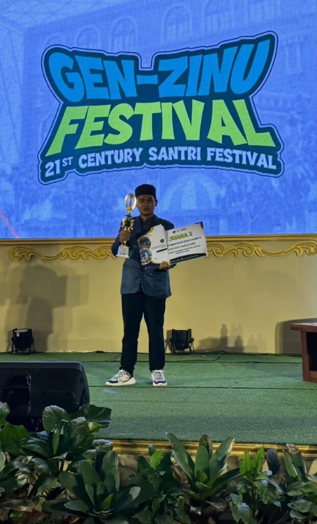 Sultan Ahmad Dafa juara 2 AI Boot Camp PWNU Jatim, alumni pelatihan penyiaran ISNU Sidoarjo di Kampung Coklat Blitar