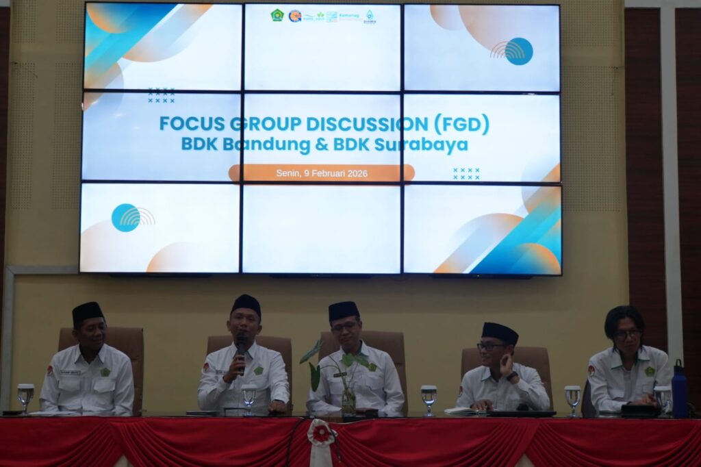 Kasubbag TU BDK Surabaya menyampaikan Sambutan Mewakili Kepala BDK Surabaya