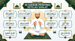 Urutan wirid dan dzikir setelah shalat fardhu yang diajarkan Nabi ﷺ berdasarkan hadis shahih