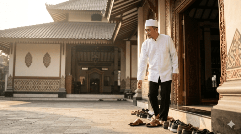 Panduan lengkap 15 adab ke masjid beserta dalil dan penjelasan ulama Syafi'i