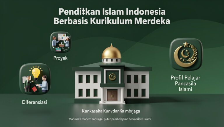 Infografis keunggulan kurikulum Merdeka Madrasah dalam sistem pendidikan Islam Indonesia