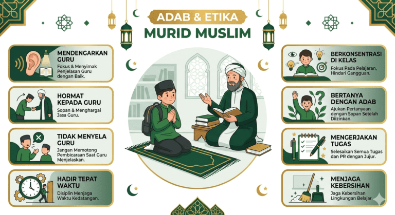 Etika murid dalam Islam bukan sekadar sopan santun—ia adalah syarat keberkahan ilmu yang dipelajari
