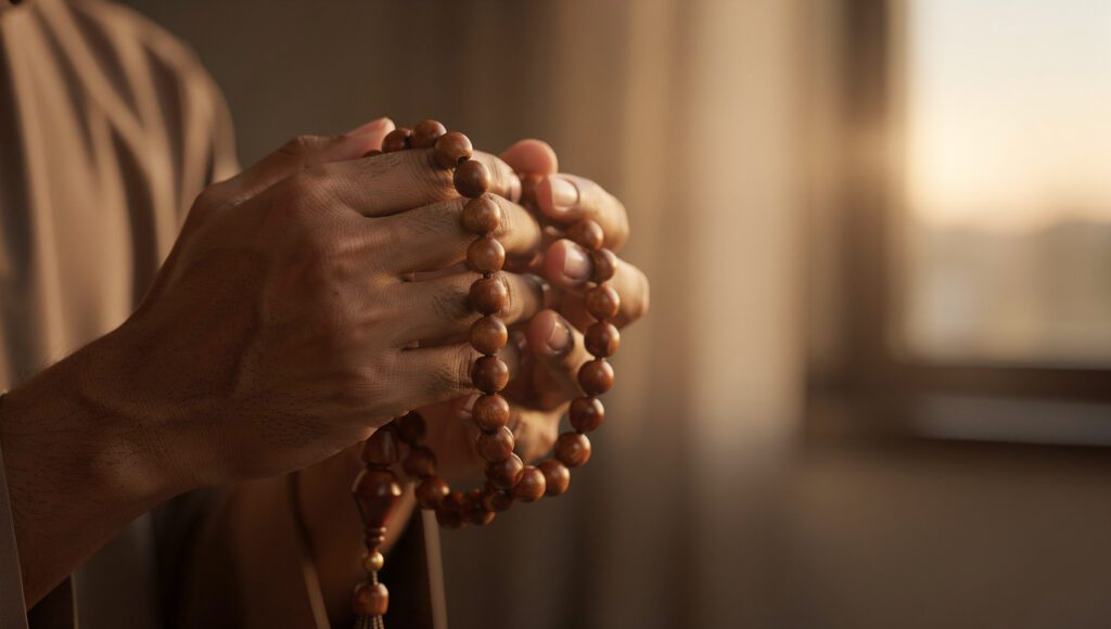 Menggunakan tasbih untuk menghitung dzikir adalah amalan yang diperbolehkan dan dipraktikkan ulama salaf dalam dzikir pagi dan petang.