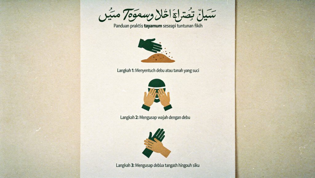 7 Cara Tayamum yang Benar Sesuai Mazhab Syafi'i