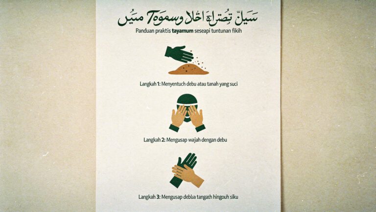 7 Cara Tayamum yang Benar Sesuai Mazhab Syafi'i