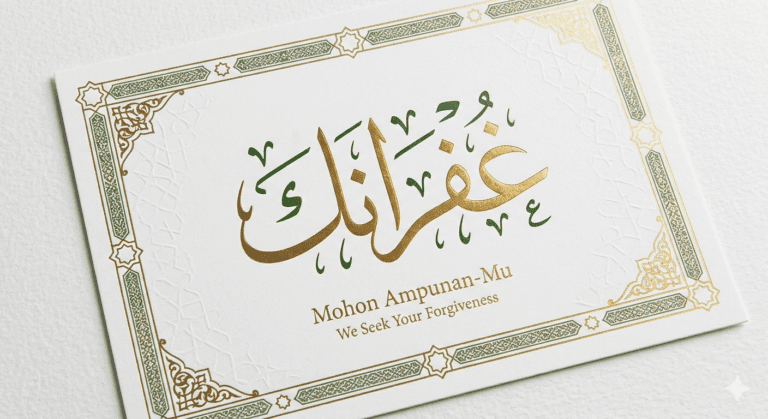 suasana lorong rumah islami di luar kamar mandi untuk ilustrasi doa keluar kamar mandi