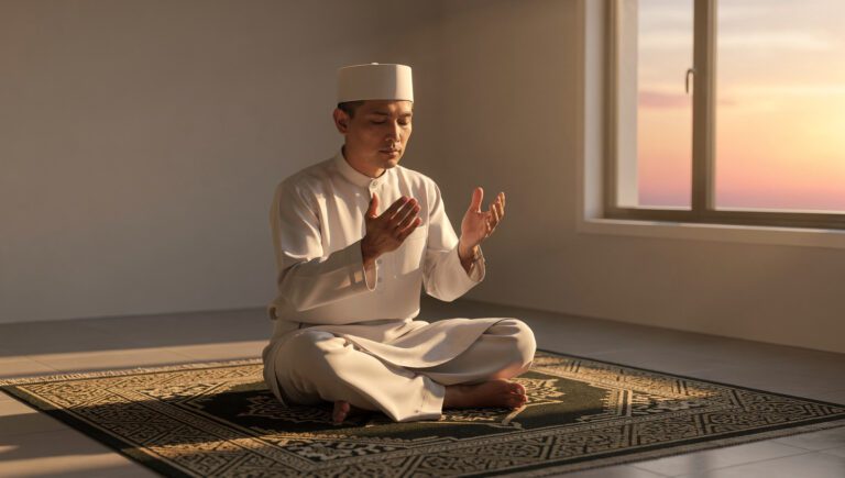 Seorang Muslim mengawali hari dengan dzikir pagi sebagai perisai dan penyejuk jiwa sesuai sunnah Rasulullah ﷺ.